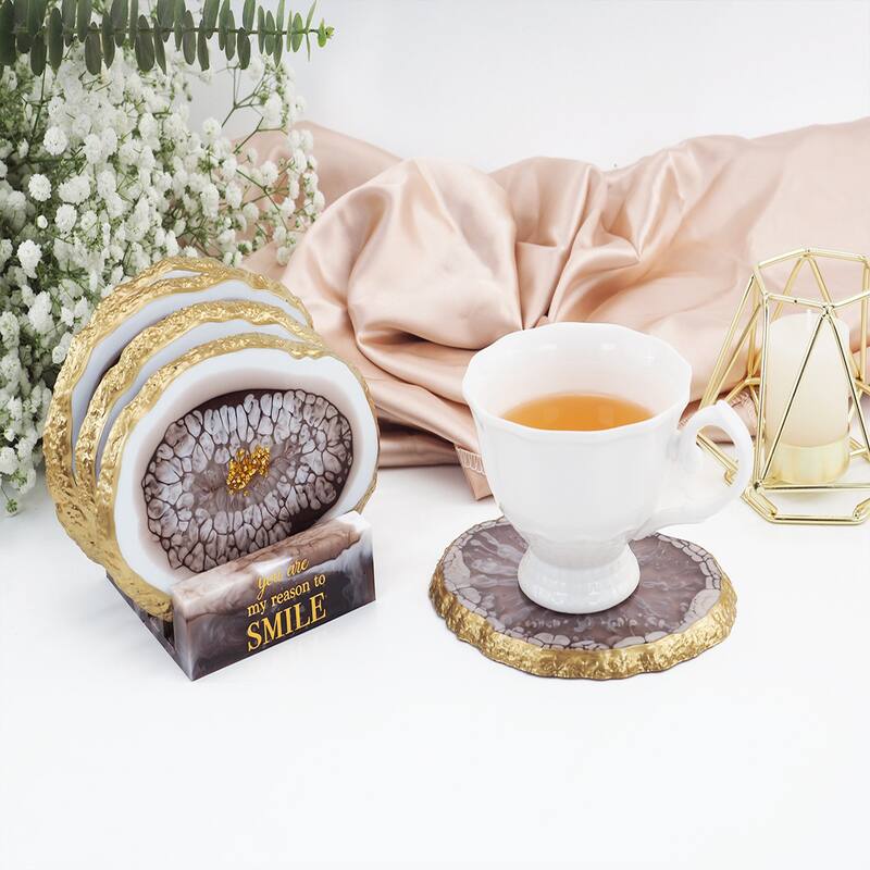 13pcs Irregular Silicone Coaster Mold Set