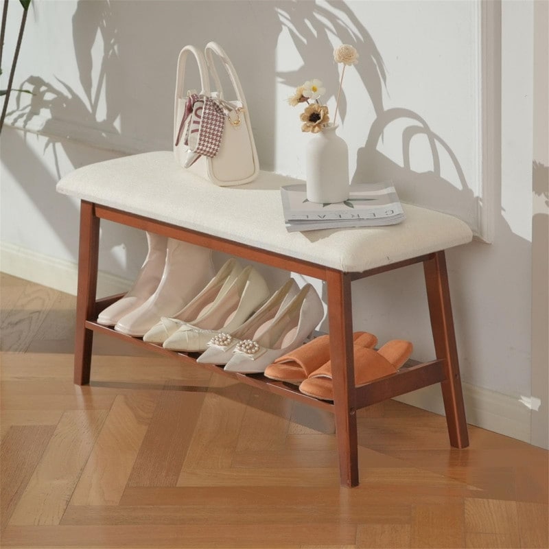 Shoe Storage Bench Organizer