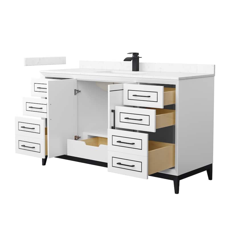 Wyndham Collection WCH515160S-VCA-UNSMXX Marlena 60" Free Standing