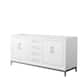 Option White, Brushed Nickel Trim, No Top