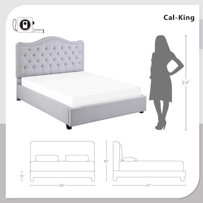 Terza Upholstered Platform Bed