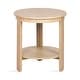 preview thumbnail 51 of 117, Kate and Laurel Foxford Round Wood Side Table