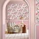 preview thumbnail 2 of 2, Cath Kidston Catnip Pink Wallpaper