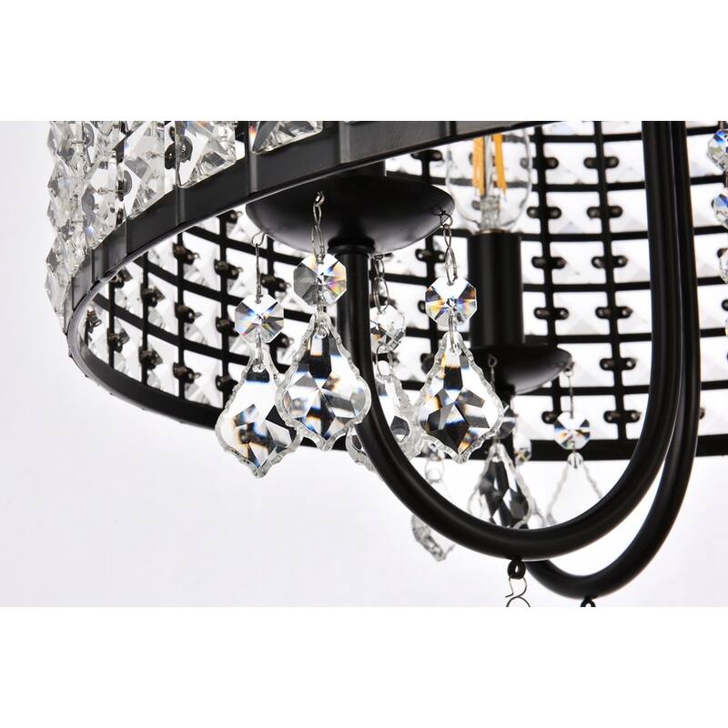 Esther 17 inch Flush Mount Chandelier