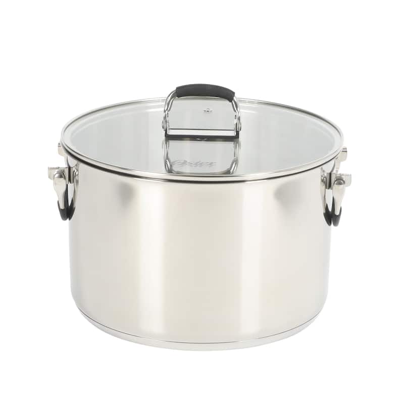 Oster Silverbolt 6 Piece Stackable Space-Saving Dutch Oven Sauce Pan Cookware Set