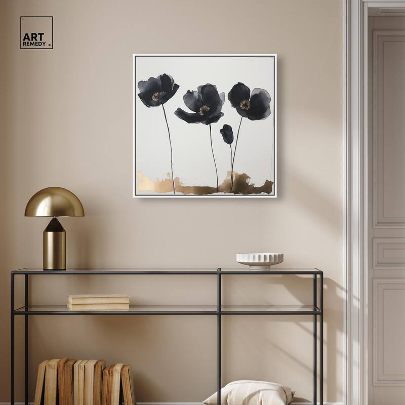 Nocturnal Flowers I Canvas by Art Remedy
