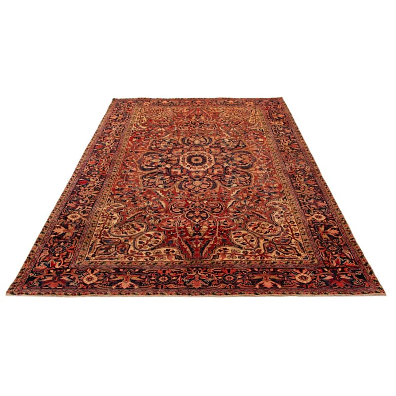 ECARPETGALLERY Hand-knotted Sarabi Dark Copper Wool Rug - 8'11 x 13'0