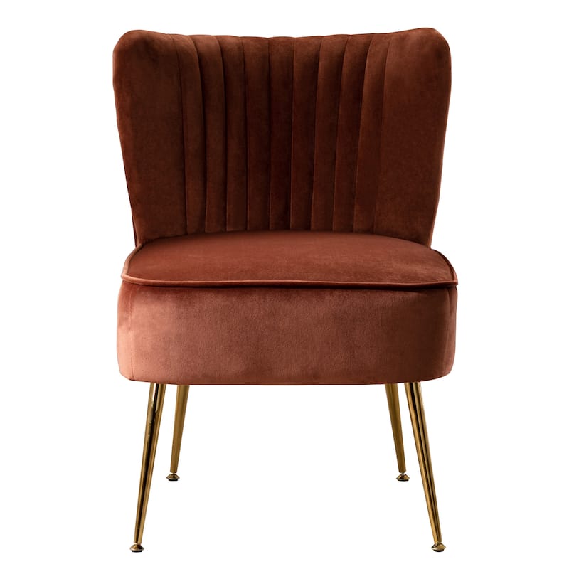 Haven Contemporary Velvet Upholstered Accent Chair