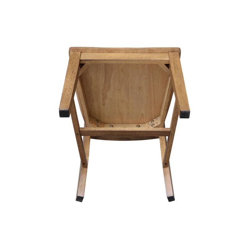 Set of Two Solid Wood Weston Dining Chairs