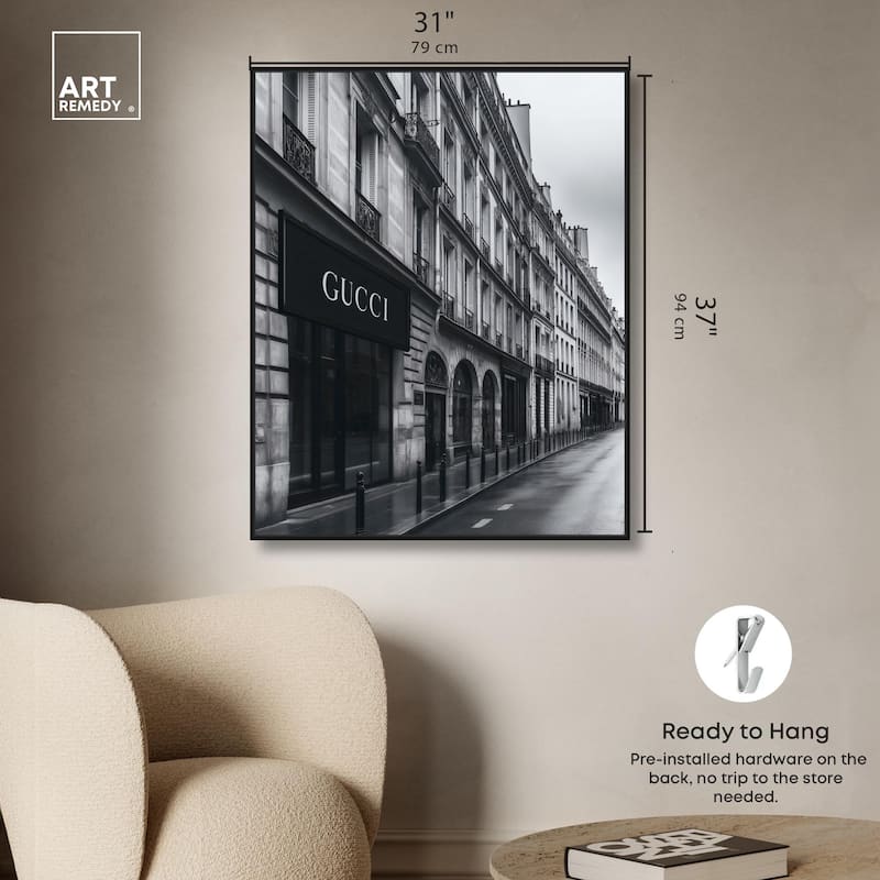 Paris Love Canvas by Art Remedy