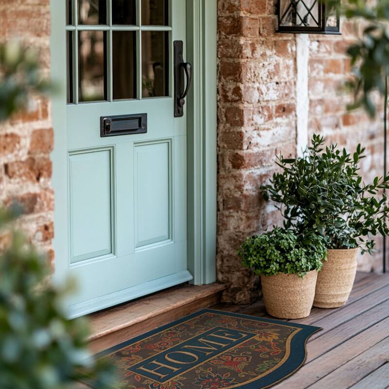 Mohawk Home Cozy Jacobean Slate 2' X 3' Door Mat