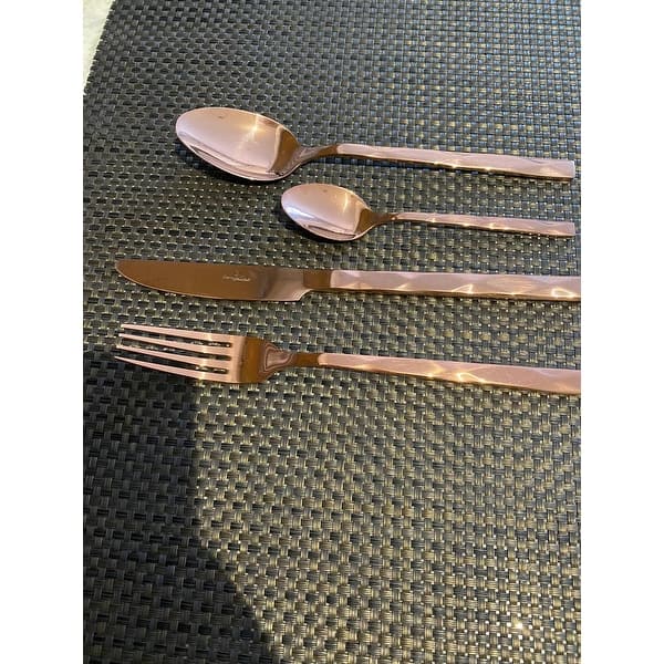 Farberware 15pc Cutlery Set - Gold and Blush