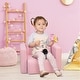 preview thumbnail 1 of 14, 2-in-1 design Multifunctional chair and table set for kids - 19"L x11.75"W x 15"H Pink