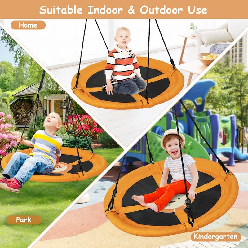 Goplus 40" Flying Saucer Tree Swing Indoor Outdoor Play Set Kids - See Details