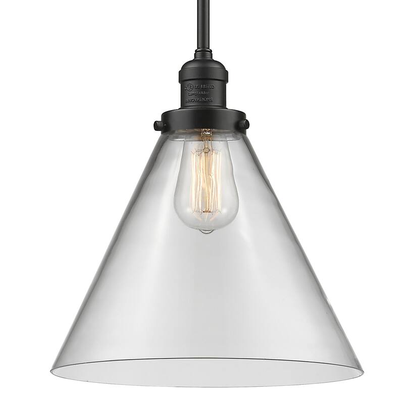 Innovations Lighting Large Cone Single Light 8" Wide Mini Pendant with