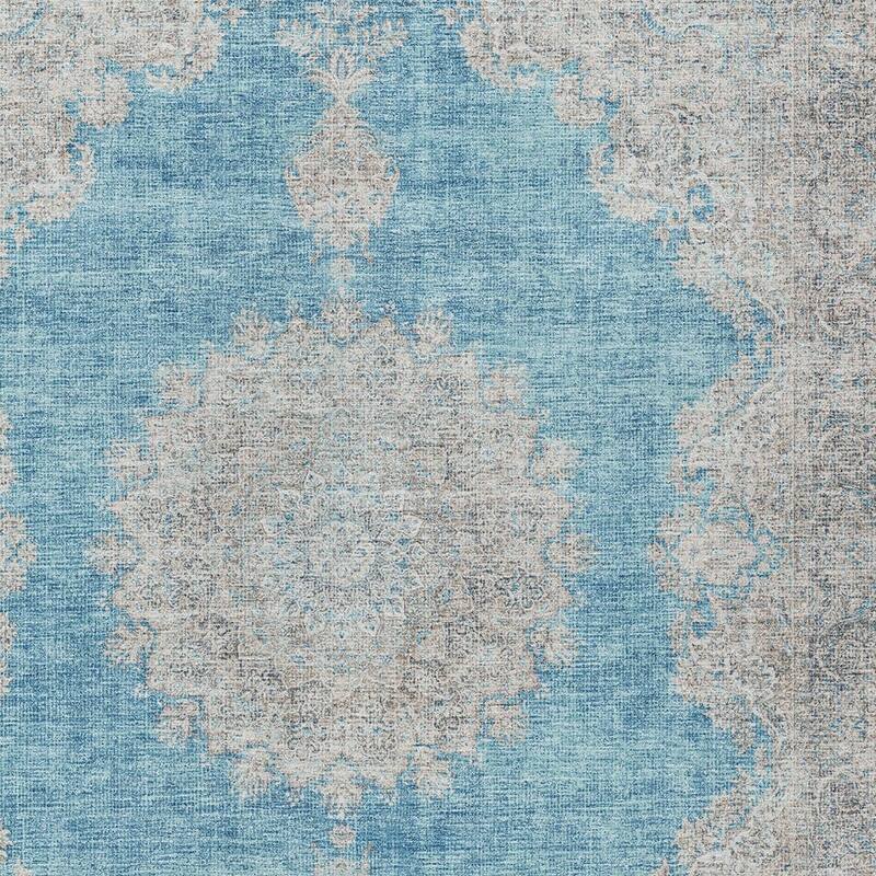 HomeRoots Oriental Traditional Rectangle Outdoor Rug