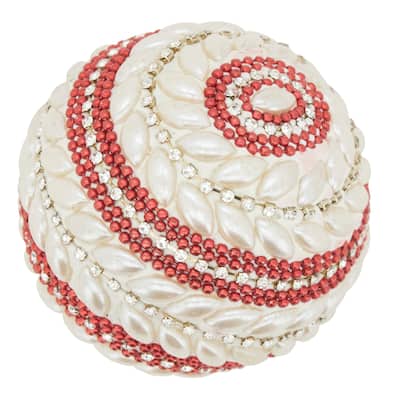 Glimmer Globe Beaded Orb (Set of 4)