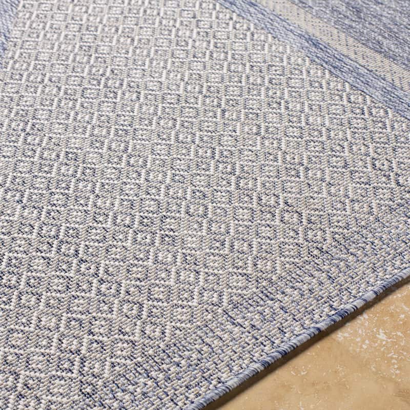 Livabliss Rakter Bold Diamond Indoor/ Outdoor Area Rug