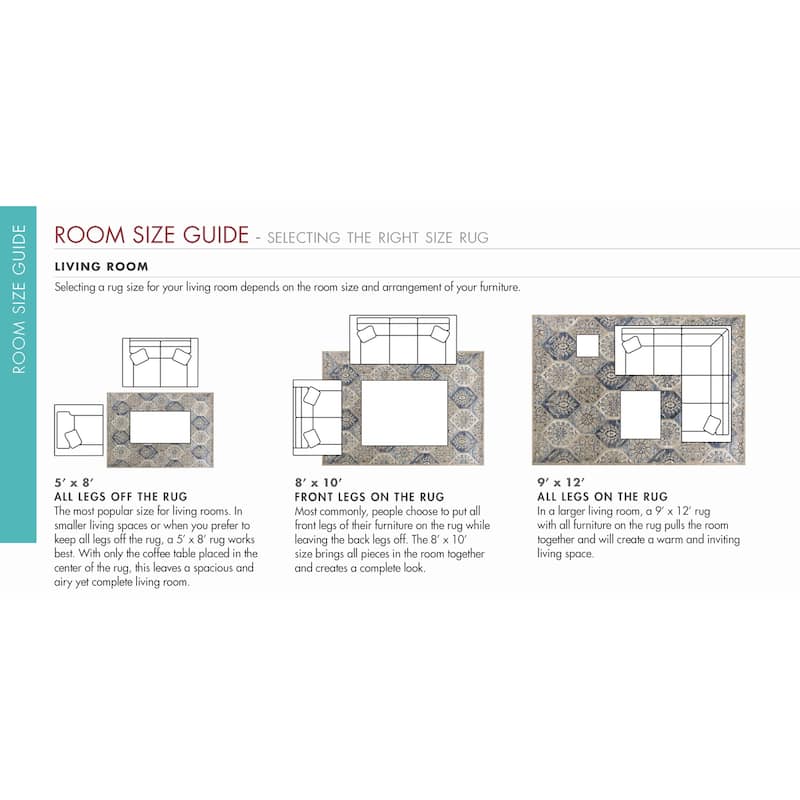 Domani Glam Distressed Geometric Rug
