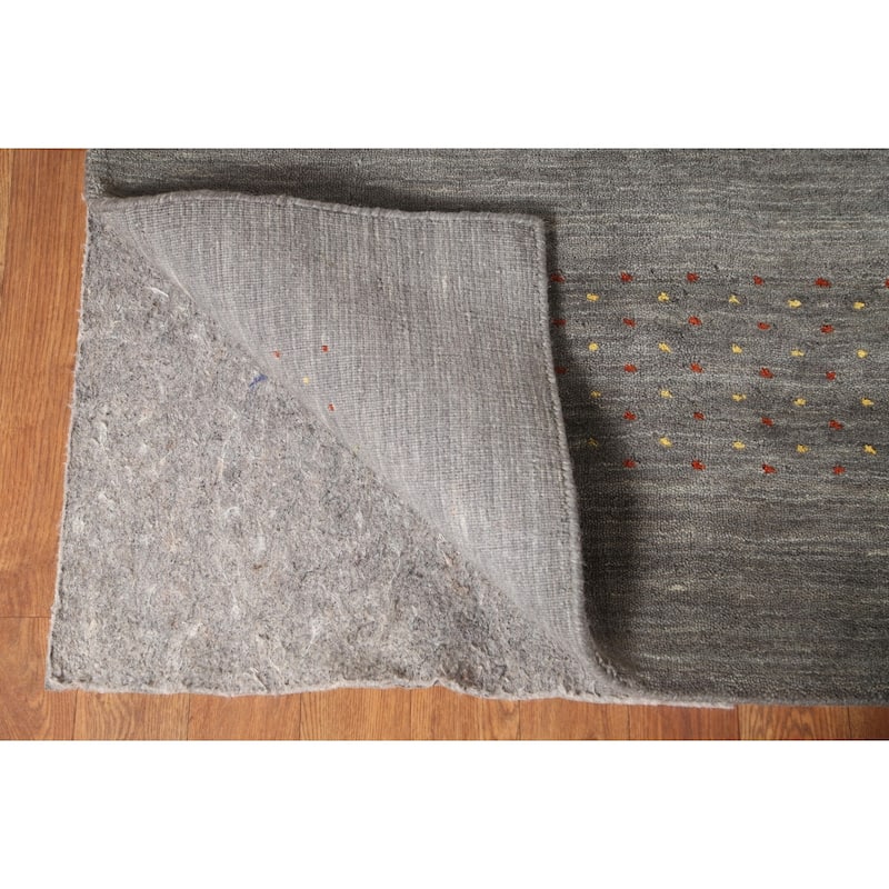 Tribal Gabbeh Oriental Area Rug Hand-Knotted Wool Carpet - 6'10"x 9'10"