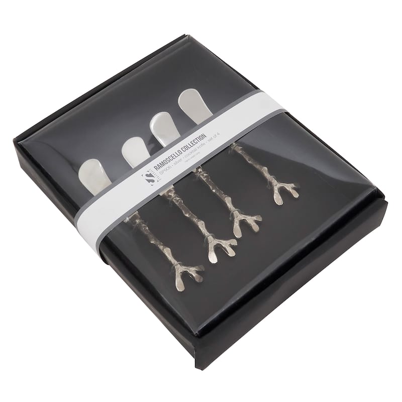 Cocktail Knives Set With Twig Design (Set of 4)