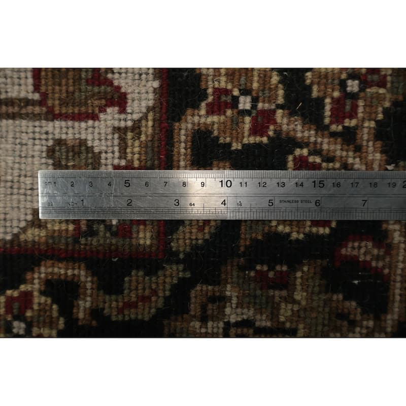 Hand Knotted Oriental 100% Wool Carpet Traditional All-Over Beige & Ivories Agra Area Rug - 6' 1'' X 4' 2''