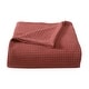 preview thumbnail 20 of 20, Tommy Bahama Bahama Coast Cotton Woven Reversible Blanket Full - Queen - Coral