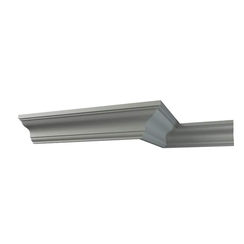 3 1/8"H x 3 1/8"P x 4 1/2"F x 96"L June Crown Moulding - 1-Pack