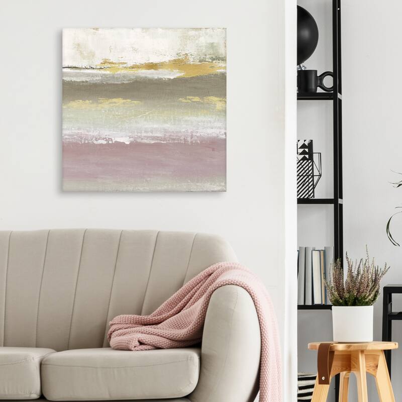 Blush Solace by Janet Tava Canvas Art Print