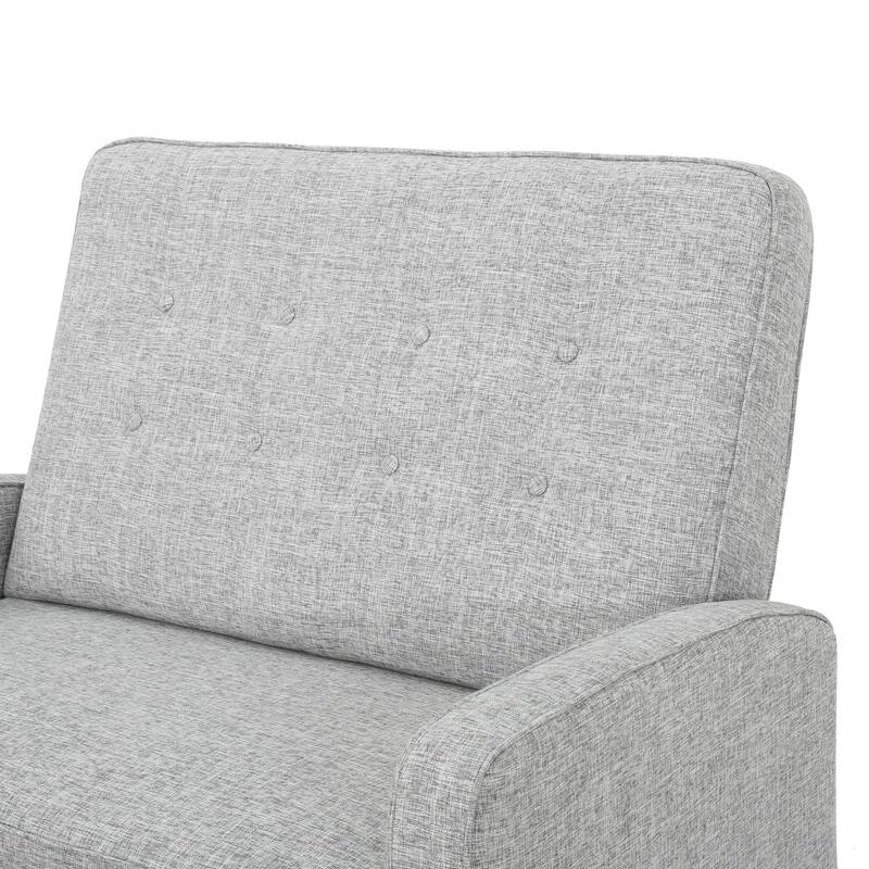 47"Wide Manual Recliner Chair for Adults, Single Reclining Sofa Chair Fabric Upholstered Living Room Chair Modern Club Chair