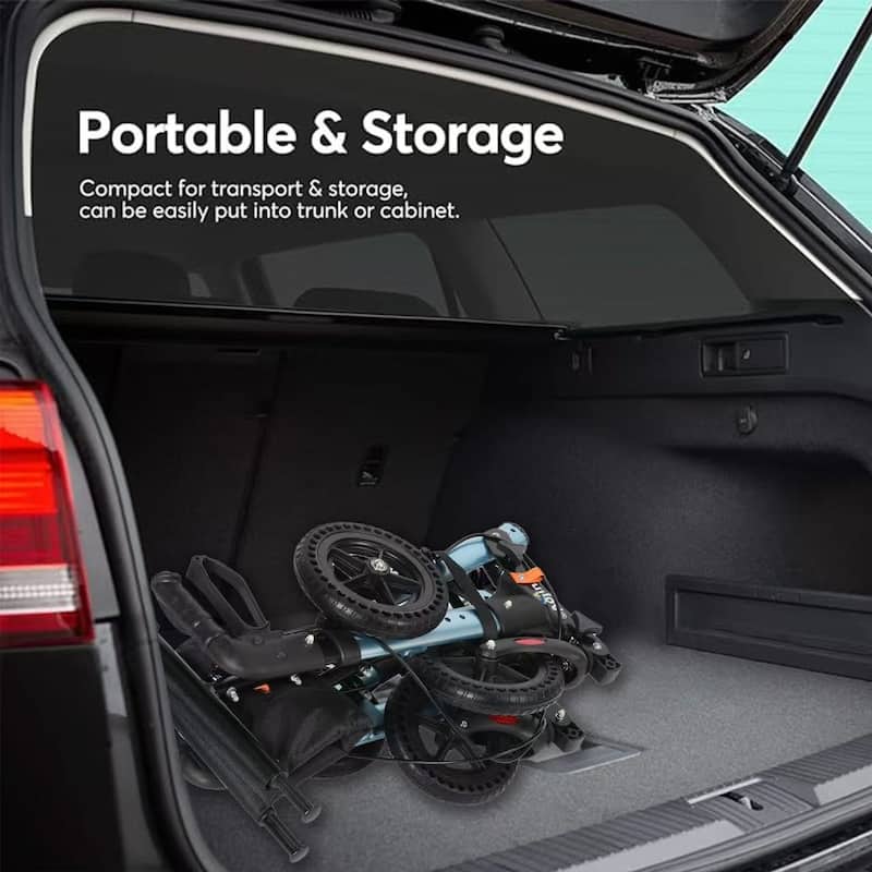 Lightweight Foldable All Terrain Rolling Walker with seat, Aluminum Walkers with 8 inch Rubber Wheels