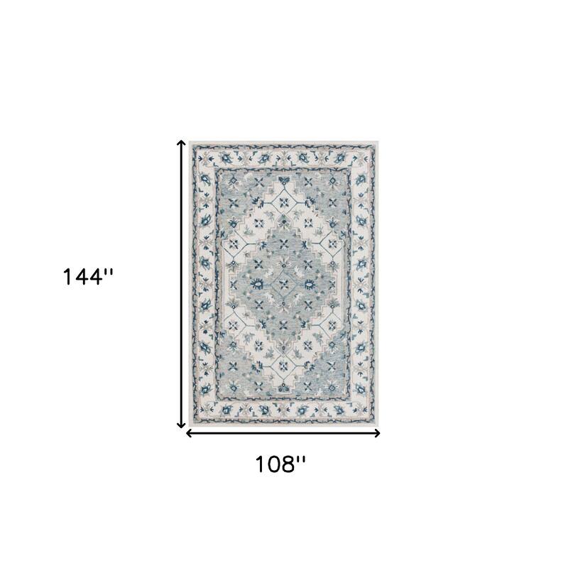 Dahoy Hand Tufted Floral Traditional Area Rug By HomeRoots