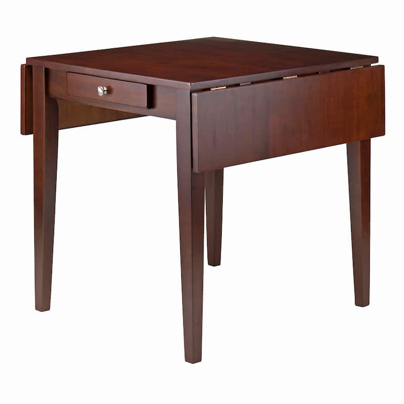 Hamilton Double Drop Leaf Dining Table, Walnut - 41.73"W x 30.55"D x 29.13"H
