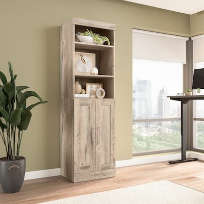 Pur 25W Closet Organizer with Doors by Bestar - Closet Organizer