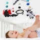 preview thumbnail 5 of 4, The Peanutshell Montessori Neutral Musical Crib Mobile for Baby Boys and Girls, Black and White - Multi