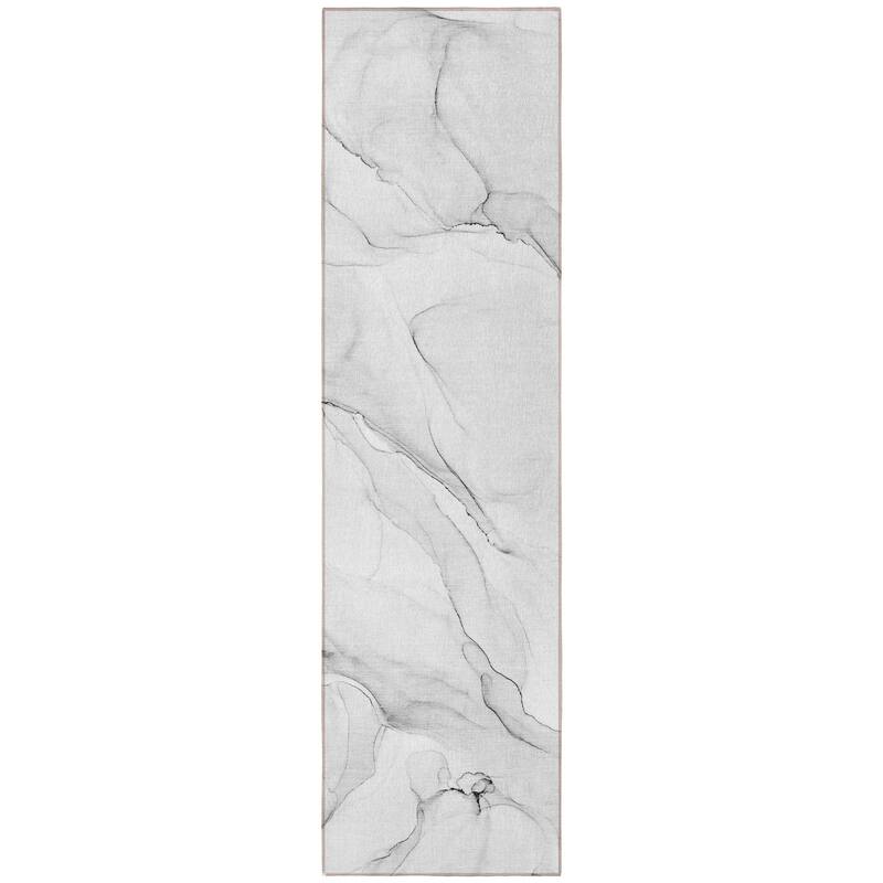 Alrim Artistic Abstract Weather Resistant Blended Style Outdoor Rug