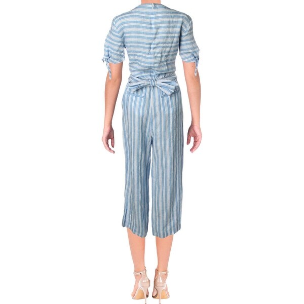ralph lauren striped jumpsuit