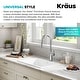 preview thumbnail 123 of 167, Kraus Oletto 2-Function 1-Handle 1-Hole Pulldown Kitchen Faucet