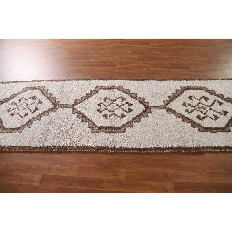 Anatolian Turkish Runner Rug Handmade Tribal Wool Carpet - 3'2"x 10'10"