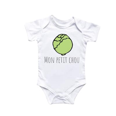 Cabbage Vegan Vegetable - Baby Boy Girl Clothes Infant Bodysuit Funny Cute Newborn