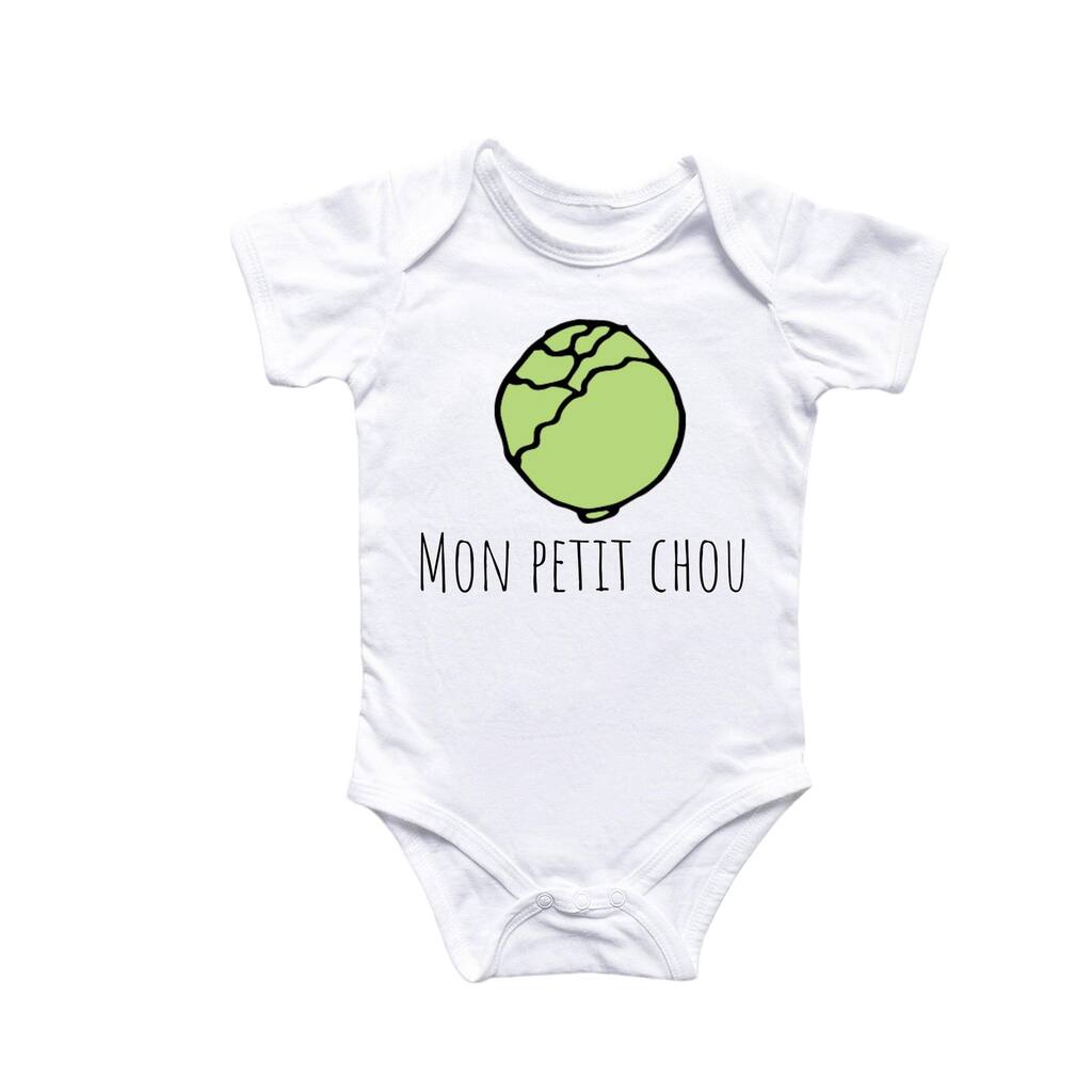 Cabbage Vegan Vegetable - Baby Boy Girl Clothes Infant Bodysuit Funny Cute Newborn