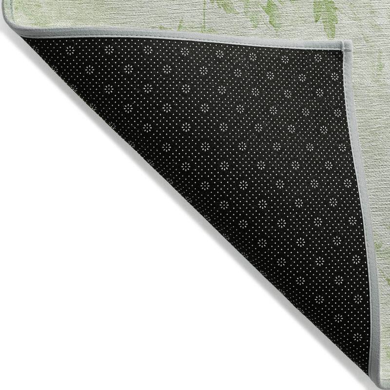 Machine Washable Indoor/ Outdoor Chantille Vanishing Floral Rug