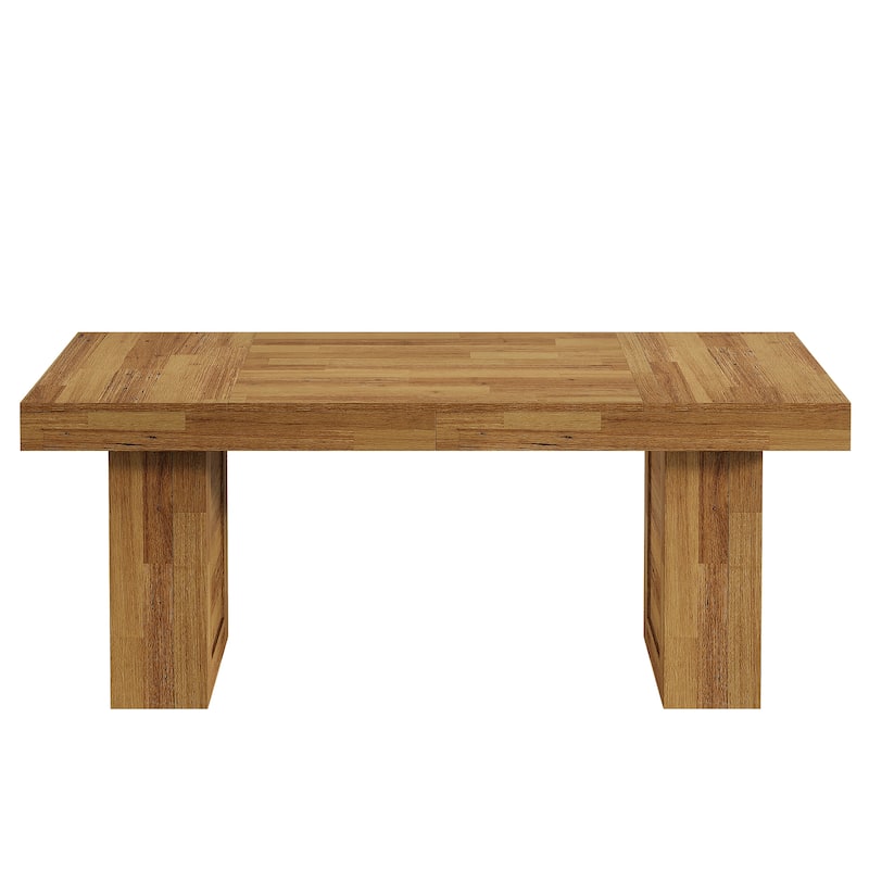 63'' Large Kitchen Table, Rectangle Dining Table for Dining Room, Family Meals, Banquets & Dinner Parties