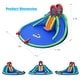preview thumbnail 2 of 8, Costway Inflatable Bounce House Water Splash Pool Dual Slide Climbing