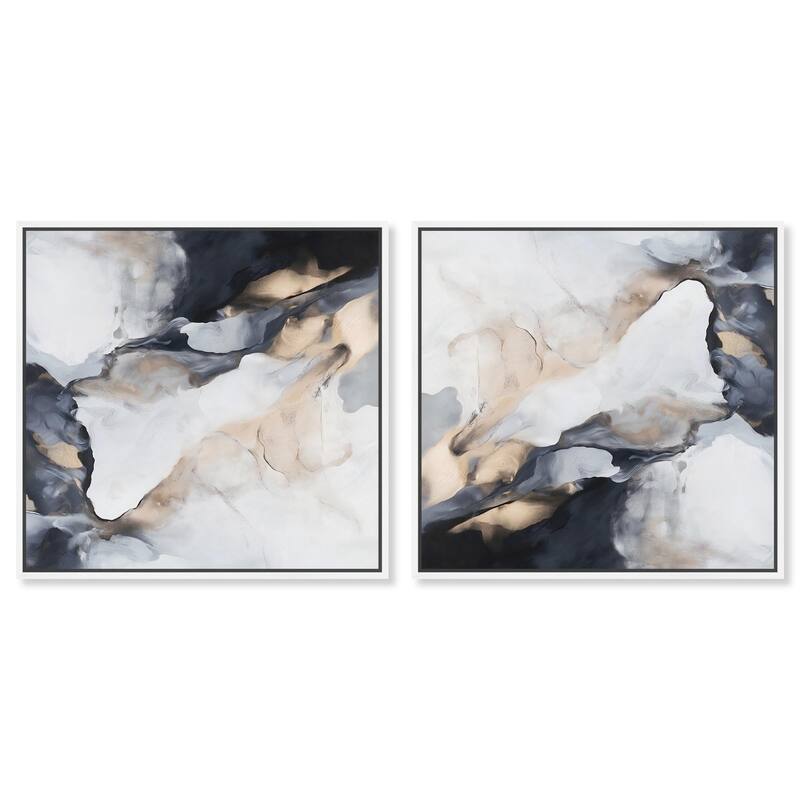 Good Morning Deco Canvas by Art Remedy - 36" x 54" - Gold