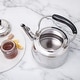preview thumbnail 21 of 20, Martha Stewart Kingstree Large 2 Qt Heavy Gauge Whistling Tea Kettle - Stainless Steel
