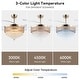 preview thumbnail 45 of 62, 48-Inch Crystal Fandelier with 4 Retractable Blades, Dimmable LED, App and Remote Control - 48 Inches