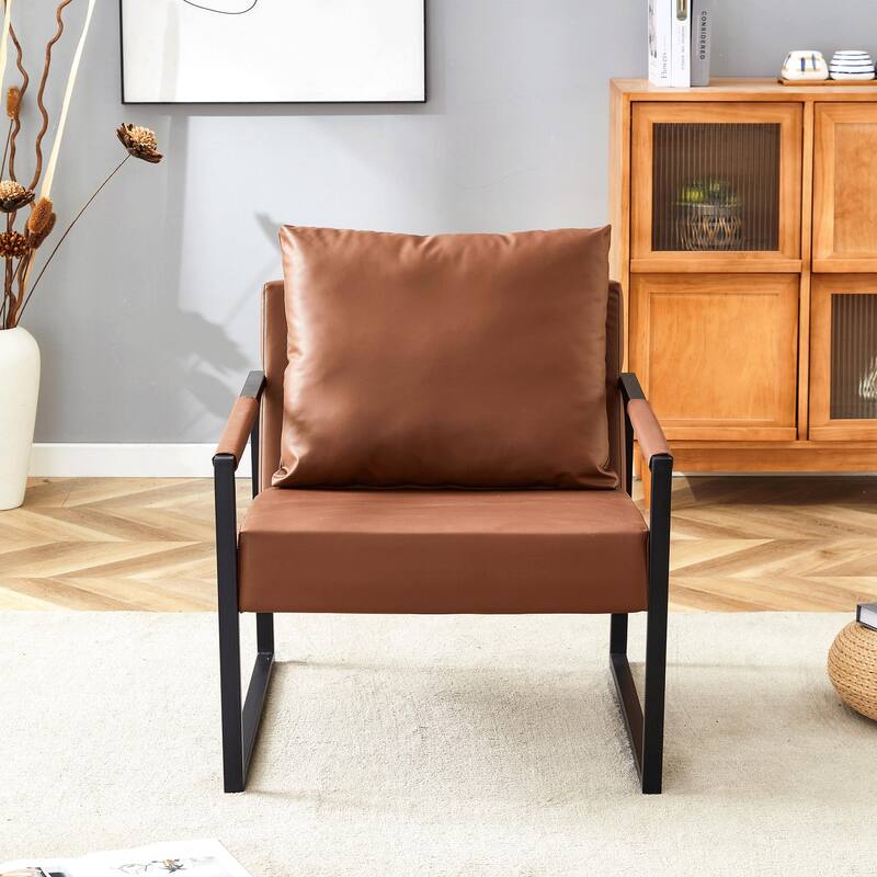 PU Chair with Metal Frame