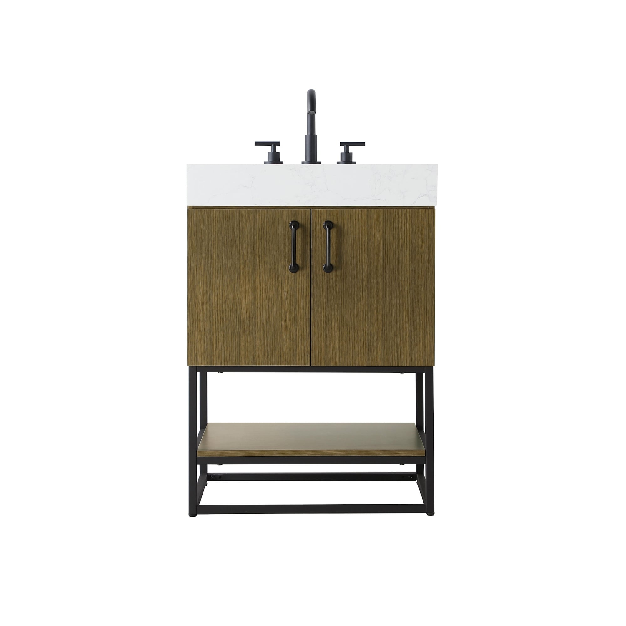 Elegant Lighting VF29224 Caroline 24" Free Standing Single Basin
