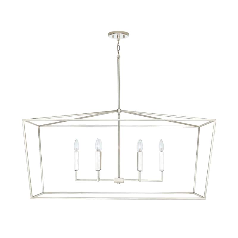 Thea 6-light Island Fixture/ Chandelier - Polished Nickel